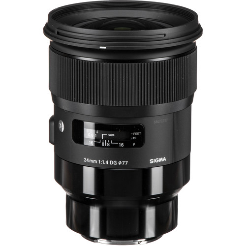 Объектив Sigma AF 24mm f/1.4 DG HSM Nikon F, черный купить по цене